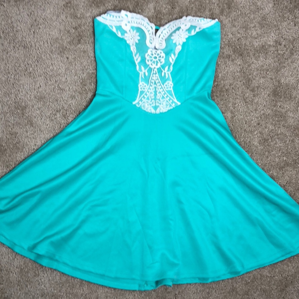 Mint Flowy Dress